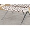 Monarch Specialties Accent Chair, Armless, Fabric, Living Room, Bedroom, Fabric, Metal, Brown, Chrome, Contemporary I 8137 - alternate 5